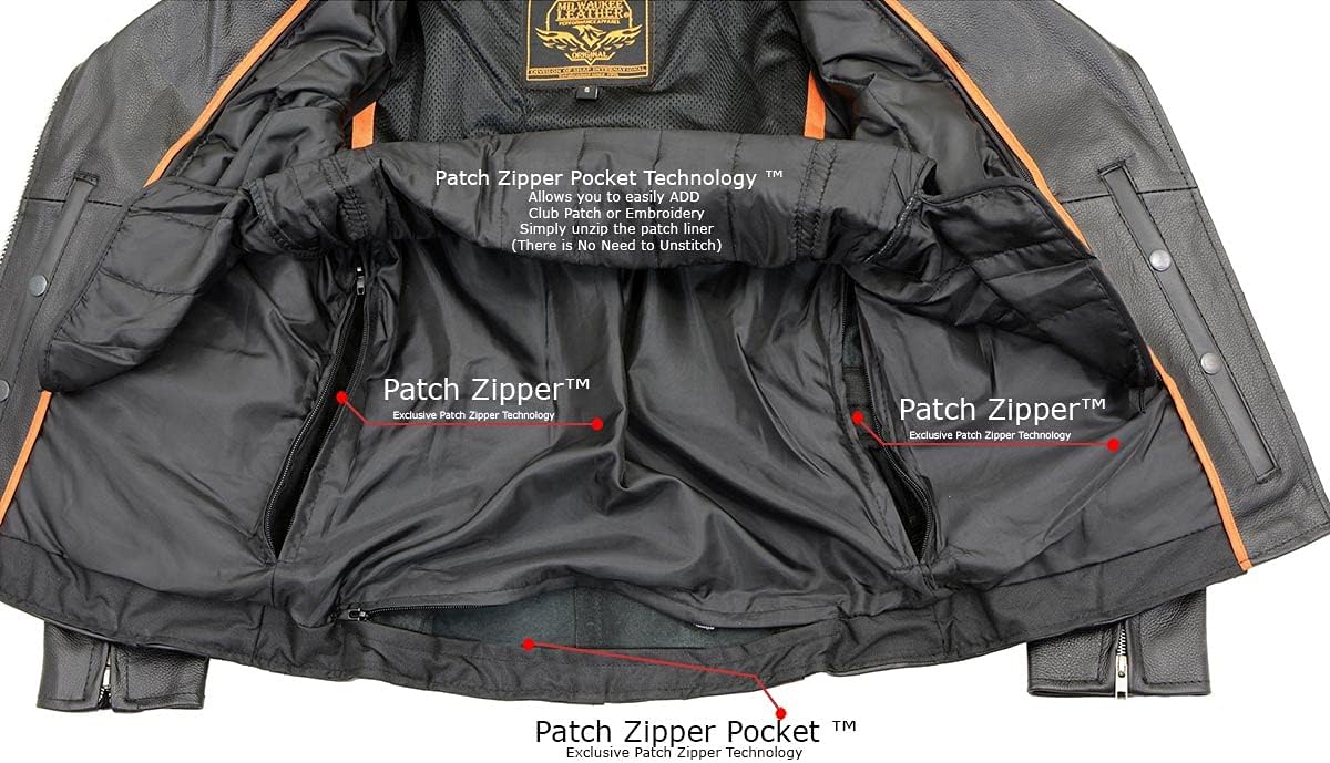 Leather Jacket (LKL2710) - Women's Black Braided