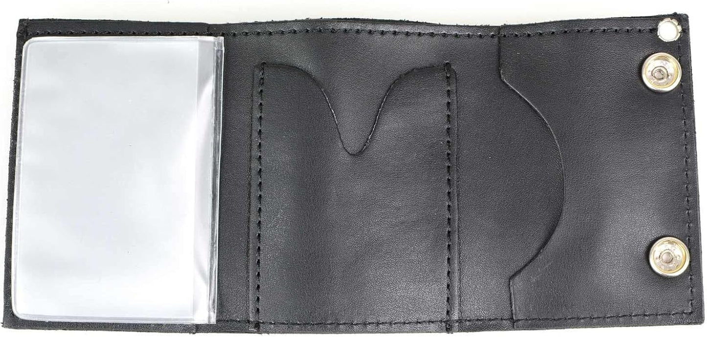 Wallet (MLW7838) - 4x3" Leather Trifold, Tribal Eagle