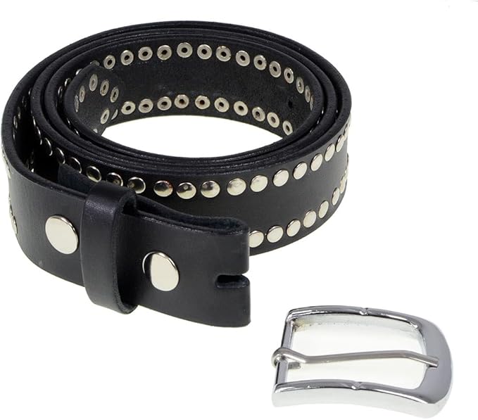 Belt (MP7104) - Black with Studs