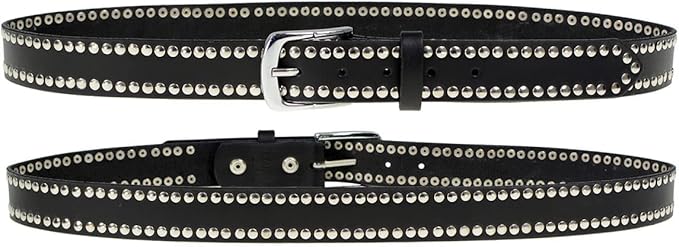 Belt (MP7104) - Black with Studs