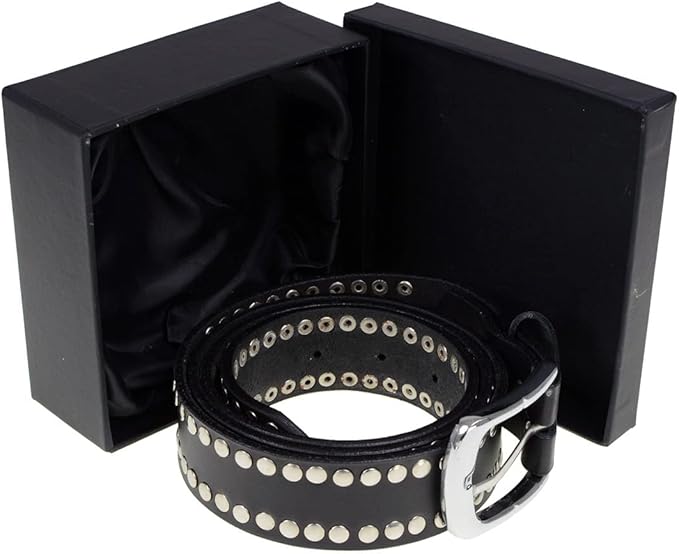 Belt (MP7104) - Black with Studs