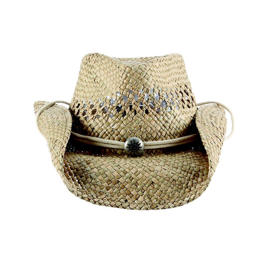 Hat (MS27OS-PACK) - Dorfman Trail Ride Seagrass Straw in Natural