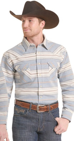 Top Men's SZN-OCT-26 (PMN2S10162) Panhandle Slim Textured Yarn-Dye Stripe