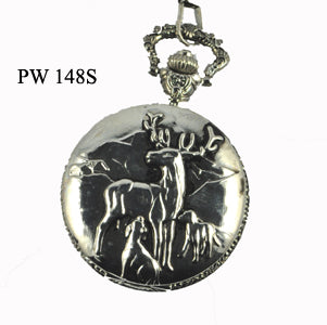 Watch (PW-148S) - Deer, Silver