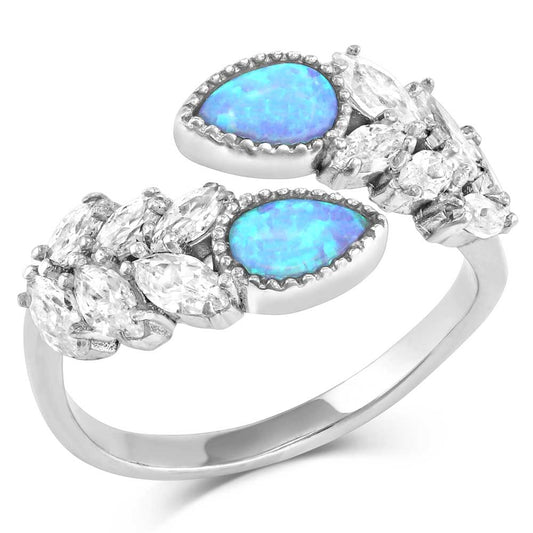 Ring (RG5362B) Montana Silversmith Crystal Waterfall Wrap -NEW! 2026