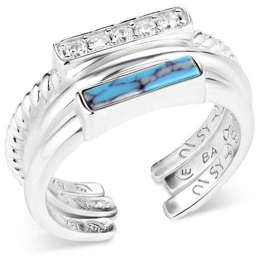 Ring (RG6218B) Montana Silversmith Effortless Trio Stacked Ring Set-NEW! 2026