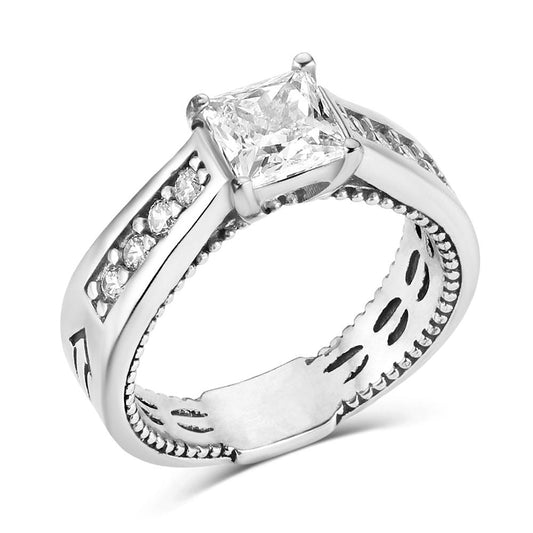 Ring (SLKTRG3743B) Montana Silversmith Follow Your Arrow Crystal-NEW!