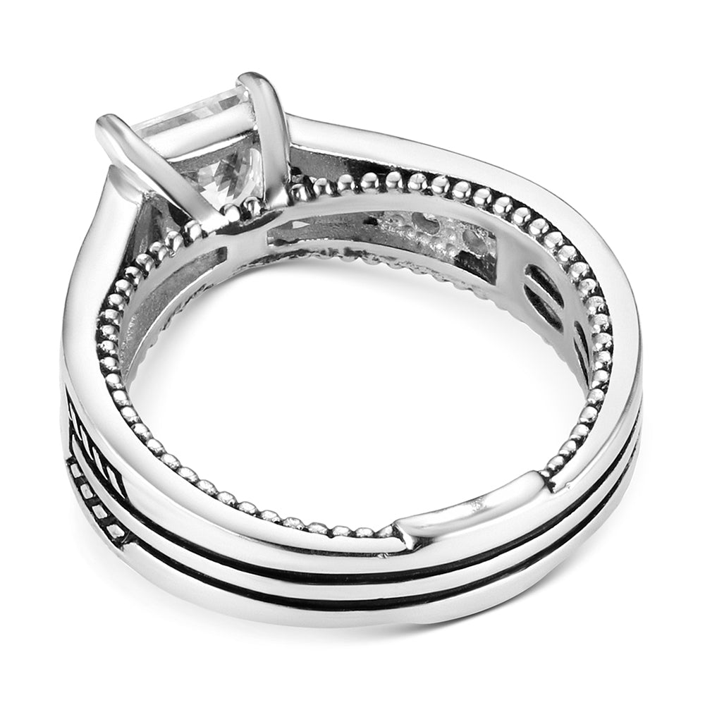 Ring (SLKTRG3743B) Montana Silversmith Follow Your Arrow Crystal-NEW!