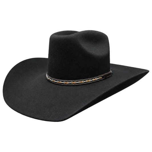 Hat (SWSQRE-7942) - Stetson Square 3X Wool Cowboy Hat - NEW