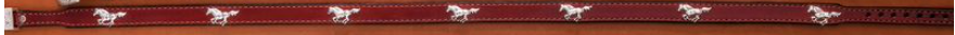 Hatband (LC-22H) - Leather with Silver Horses