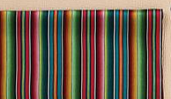 Scarf (0907997) - 100% Silk Wild Rag Neck Scarf, Multi Striped