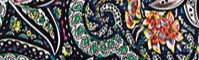 Scarf (0906697) - 100% Silk Wild Rag Neck Scarf, Blue Paisley