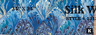 Bandana (1313) - Wild Rags 100% Silk 34” x 34” Patterned  NEW!