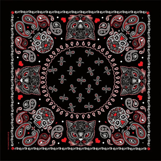 Bandana (BAB1076 ) - Hot Leathers Sugar Cat Poco Loco