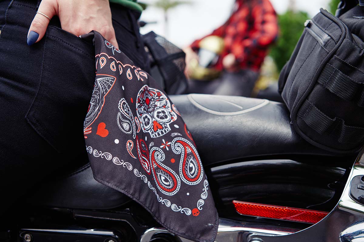 Bandana (BAB1076 ) - Hot Leathers Sugar Cat Poco Loco