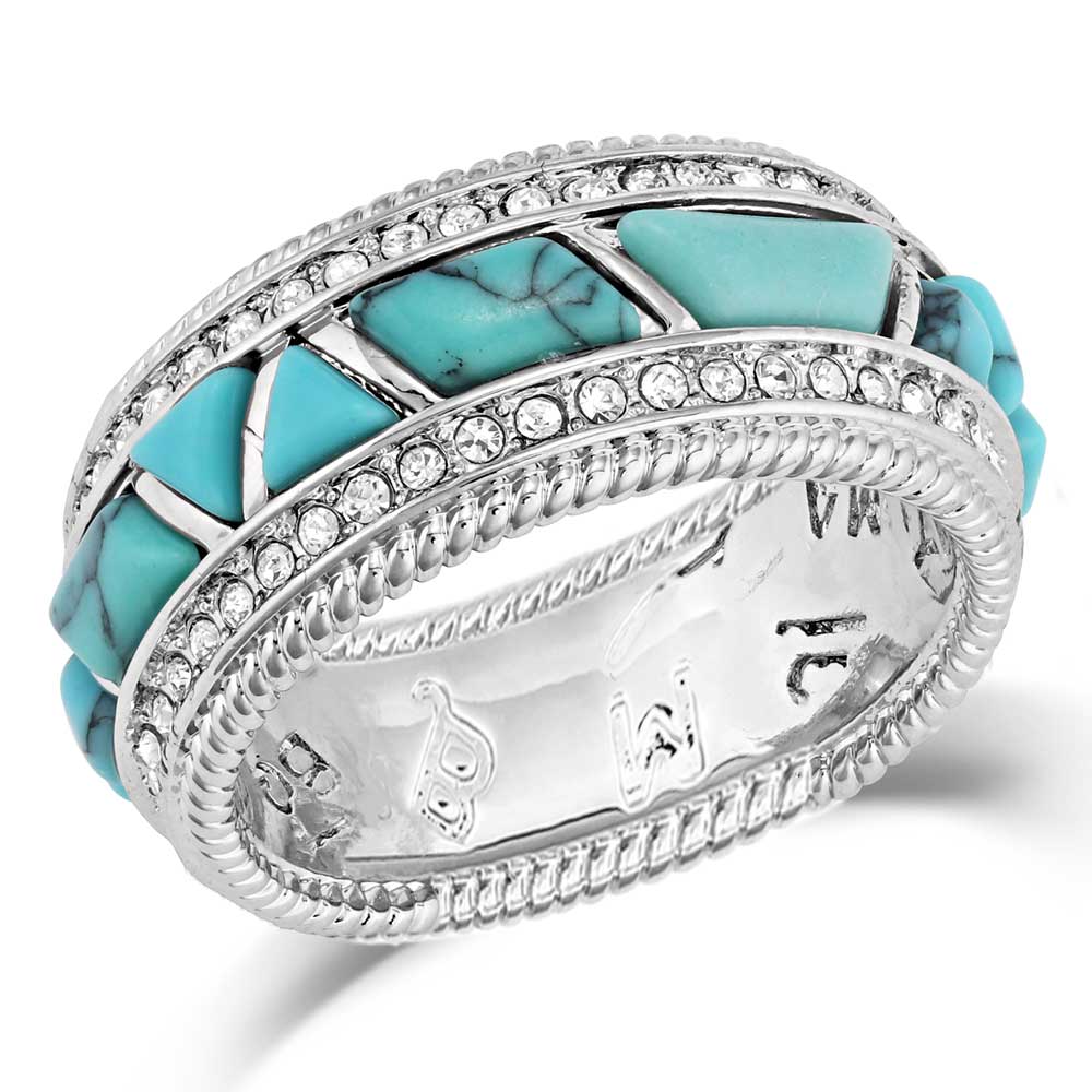 Ring (RG5481TQ) Montana Silversmith High Noon Cobblestone Ring - New