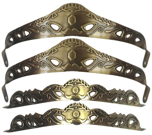 Boot Tip (HC209HAGTC109TAG) - Metal Toe Caps/Tips Western Filigree - 4pc Brass