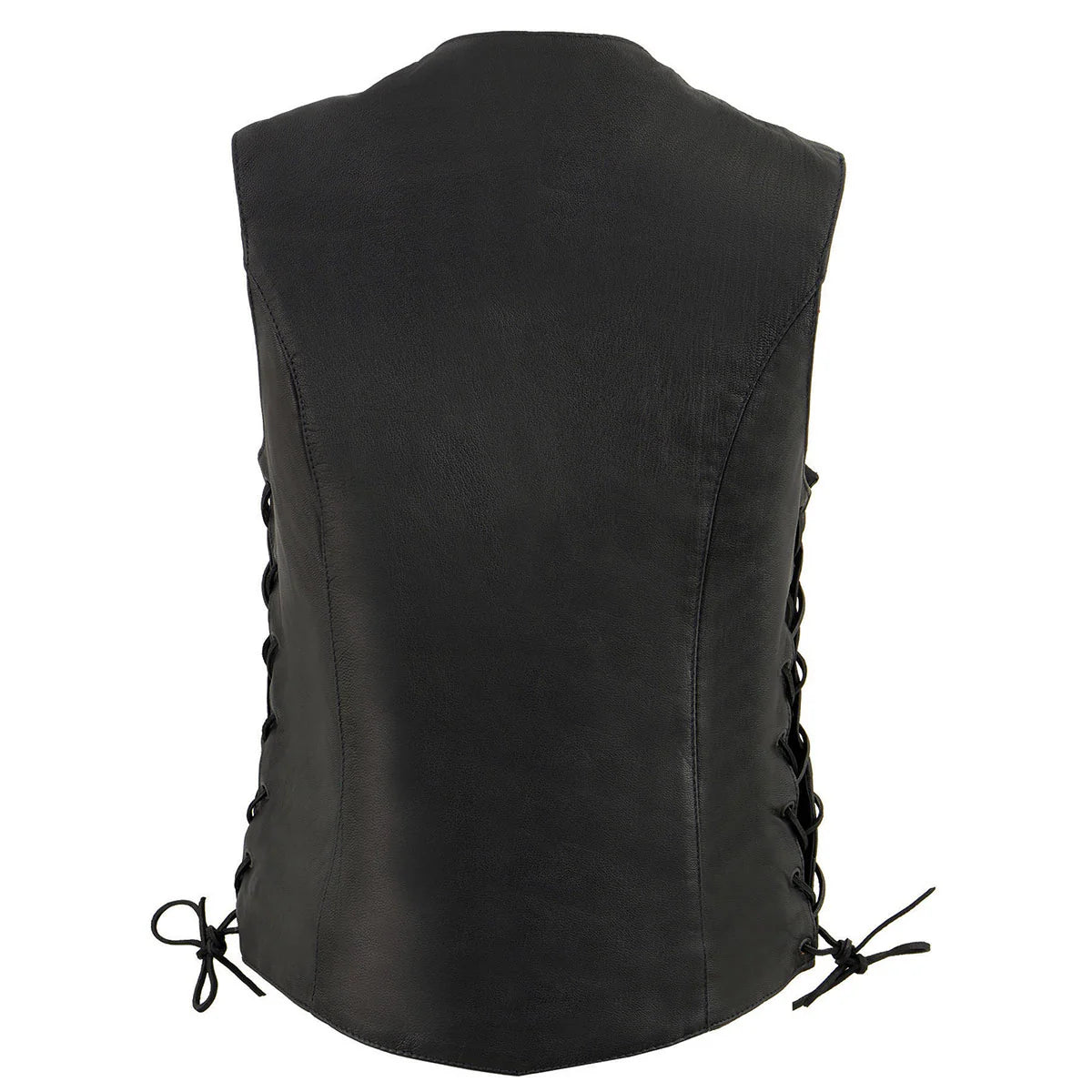 Leather Vest (MLL4546) - Women’s with Gun Pockets