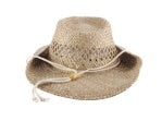 Hat (MS27OS-PACK) - Dorfman Trail Ride Seagrass Straw in Natural