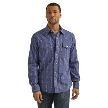 Top Men's SZN (112344560) - Wrangler Retro® Premium Long Sleeve Shirt - Modern Fit Multi
