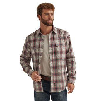 Top Men's SZN (112344543) - Wrangler Retro® Premium Long Sleeve Shirt - Modern Fit Multi