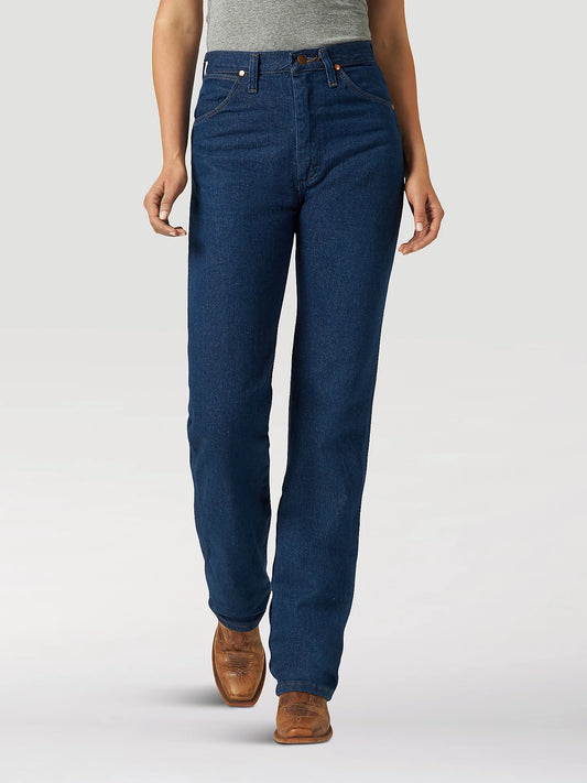 Jeans Women (014MWZG) - Wrangler® Cowboy Cut Slim Fit Jean Pre-Washed Indigo