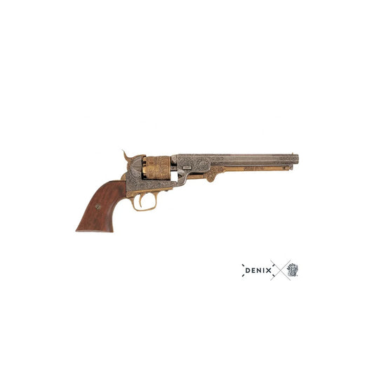 Replica Gun (071040L) - 1851 USA S. Colt Brass Finish Navy Revolver