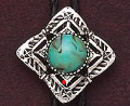 Bolo Tie (2403-T) - Turquoise Stone