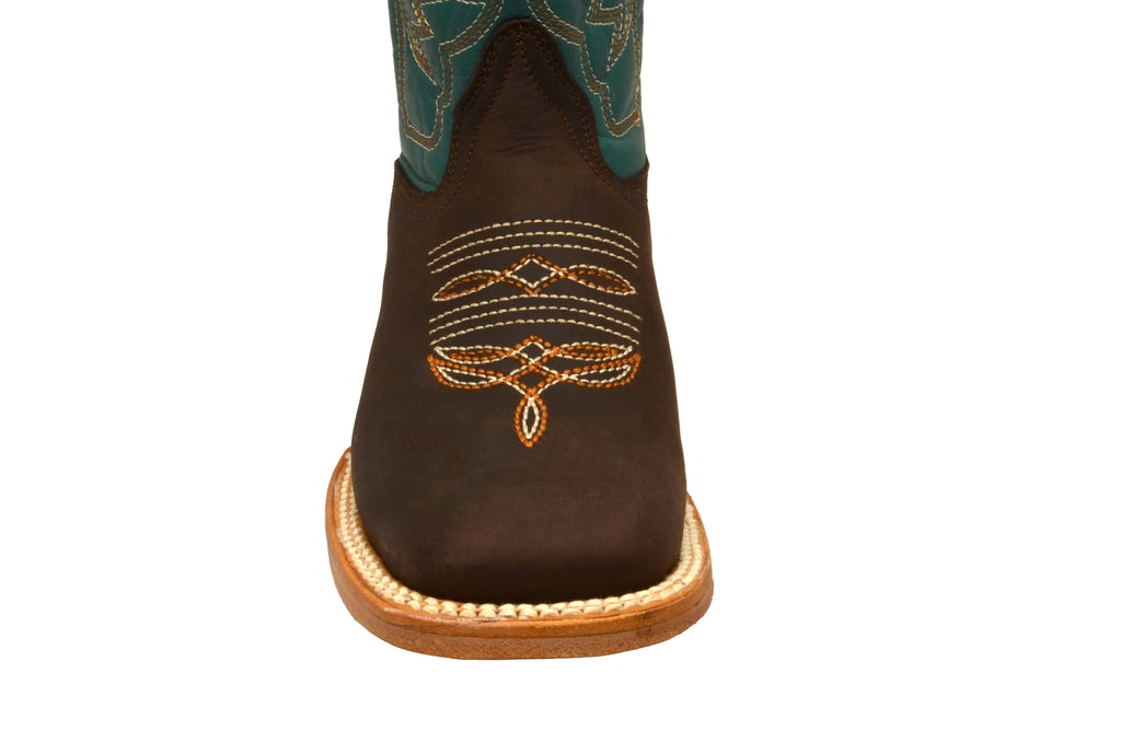 Boot Kids (3104) - Kid's Rodeo Boots in Turquoise