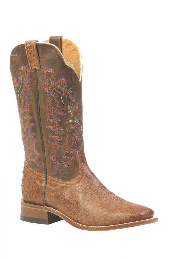 Boot Men's SO (3500) - 13" Wide Square Toe in Smooth Mad Dog Ranger Ostrich