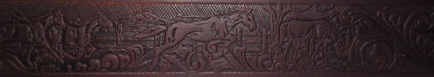 Belt (521) - Horses Leather Belt