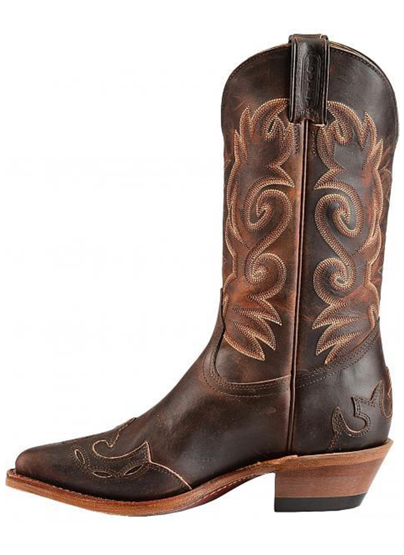 Boot Women's (6007) - 12" Cowboy Toe Boot with Cutouts in Laid Back Copper
