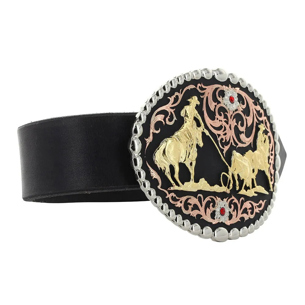 Buckle (60969) - Tri Color Team Roper Attitude