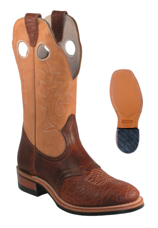 Boot Women's DC (3131) - Boulet 12" Full Round Toe in Laid Back Tan Spice