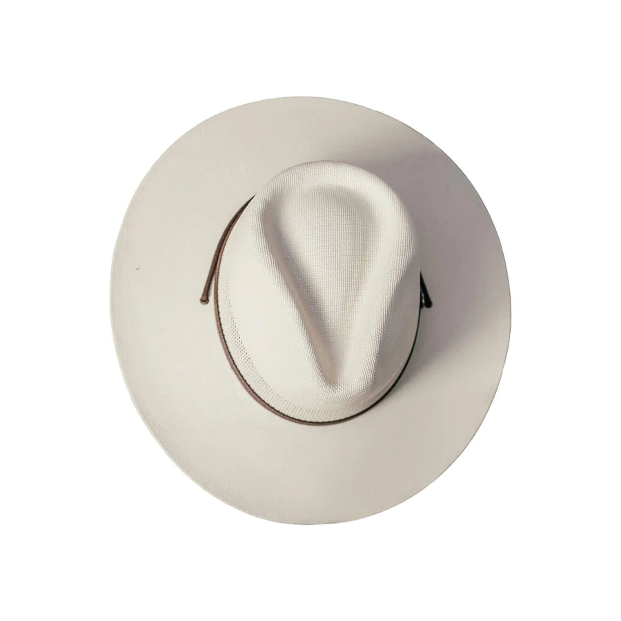 Hat (4-LN-FLO) - Florence Straw Hat in Cream