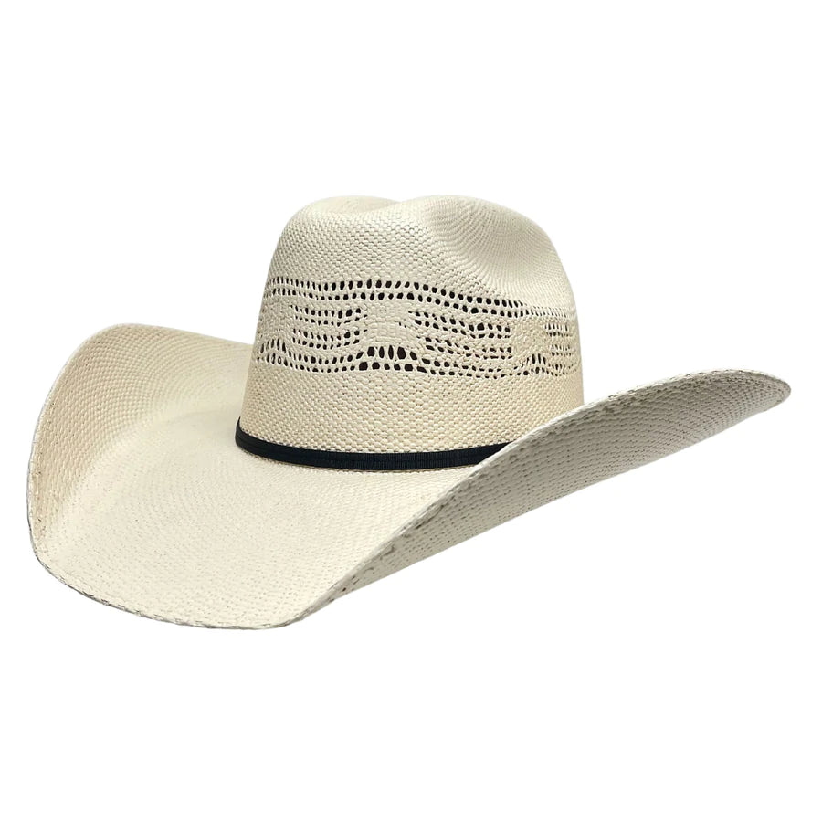 Hat (4-LN-BOZ) - Bozeman Straw Cowboy Hat in Cream