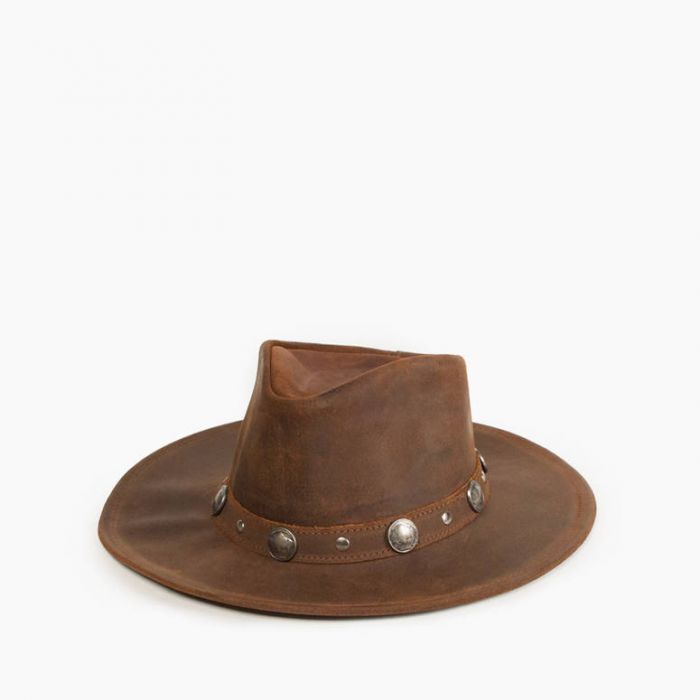 Hat (9513) - Minnetonka Buffalo Nickel Hat - Brown