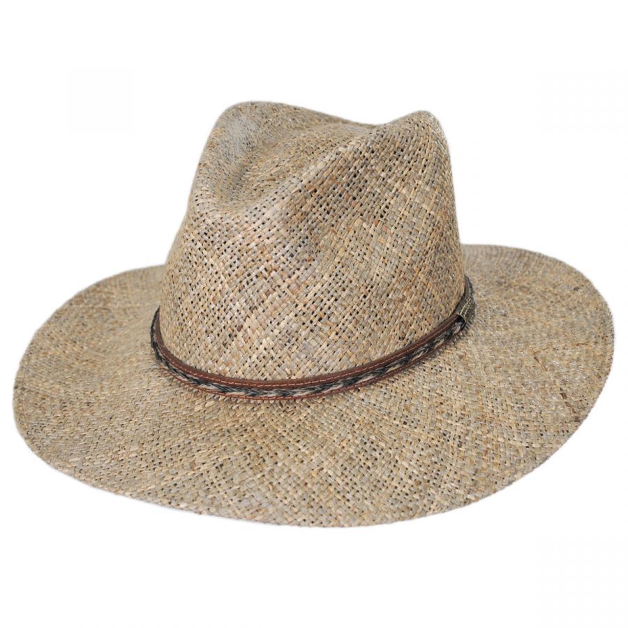 Hat (OSDNRV-2032) - Stetson Dunraven Seagrass Straw Fedora Hat
