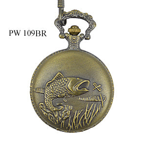 Watch (PW-109BR) - Fish, Bronze