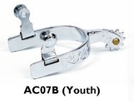 Spur (AC07B) - Youth Silver Engraved