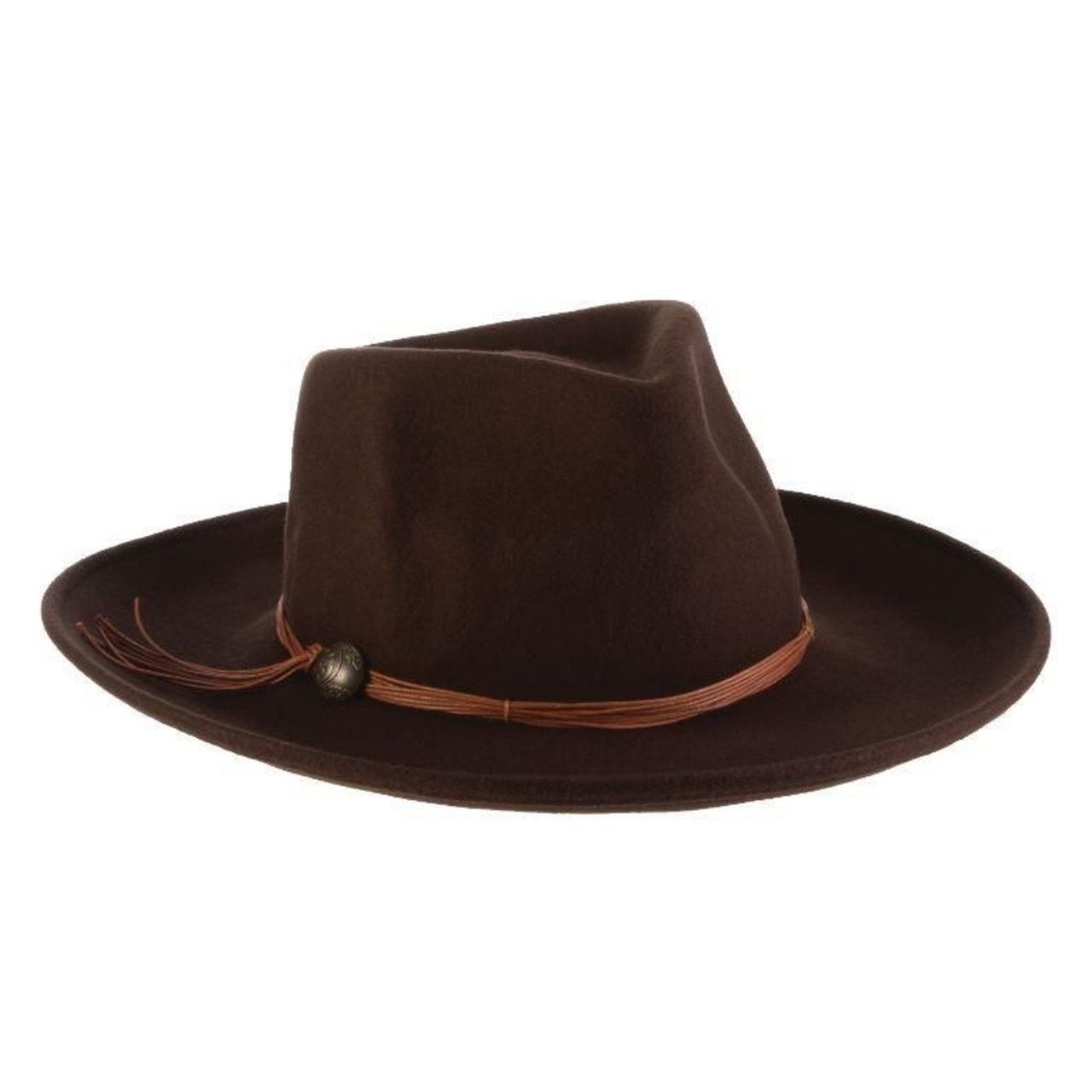 Hat (LF246) - Palermo Wool Felt Rancher One Size Fits Most