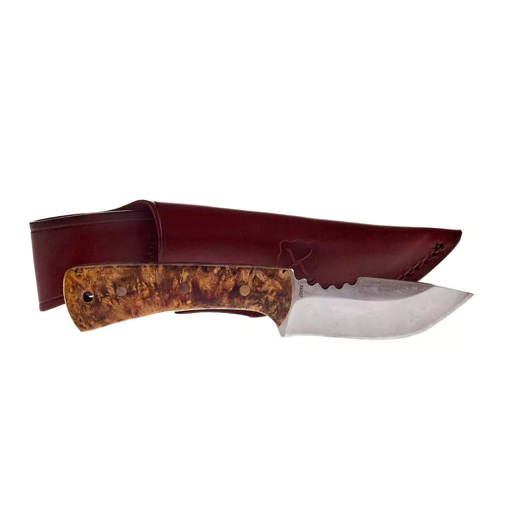 Knife (XK407) - Twisted X® Rosewood Handle Straight Blade with Sheath