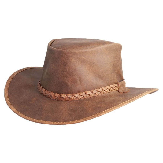 Hat (CRUCOXXCRCO) - Men's Copper Crusher Leather Outback