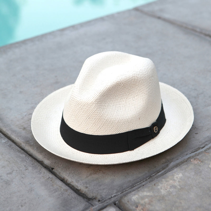 Hat (AUS-1605) - Hand Woven Genuine Panama Hat