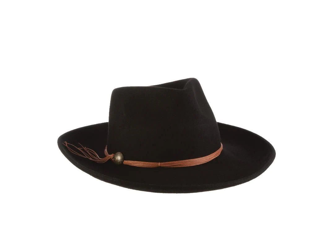 Hat (LF246) - Palermo Wool Felt Rancher One Size Fits Most