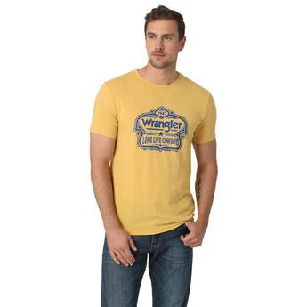 Top Men's (112328838) - Wrangler® Short Sleeve T-Shirt Ochre
